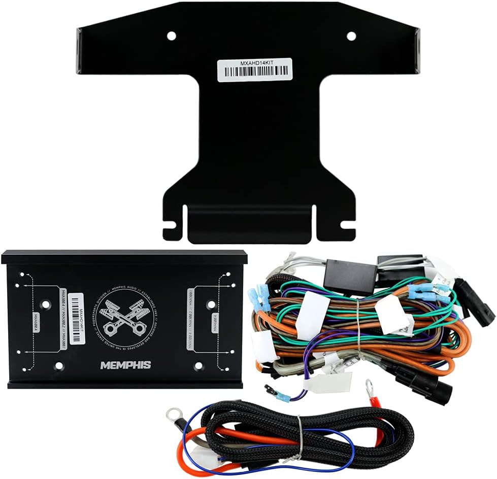 Memphis Audio MXAHD14KIT Amplifier Installation Kit for 2014+ Street Glide and 2015+ Road Glide