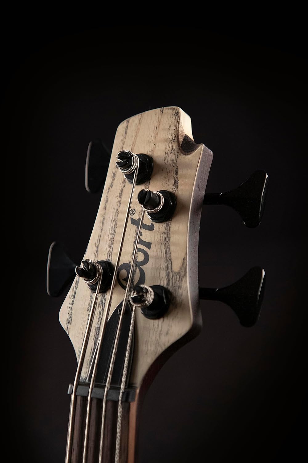 Cort, 4-String Bass Guitar, Right, Etched Natural Black (A4ULTRAENB)