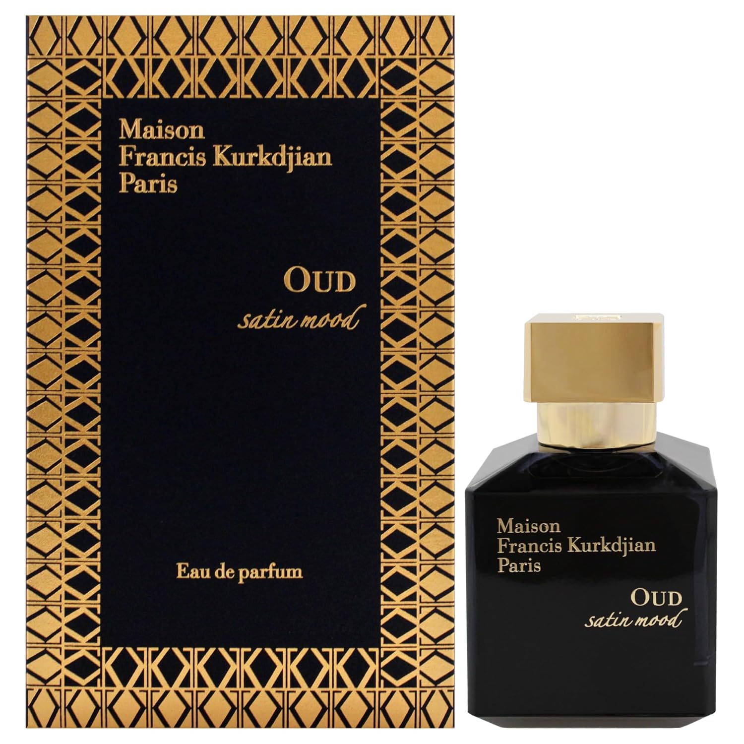 Maison Francis Kurkdjian Oud Satin Mood Eau De Parfum Spray, Vanilla Scented Amber Accord, 2.4 Fl Oz