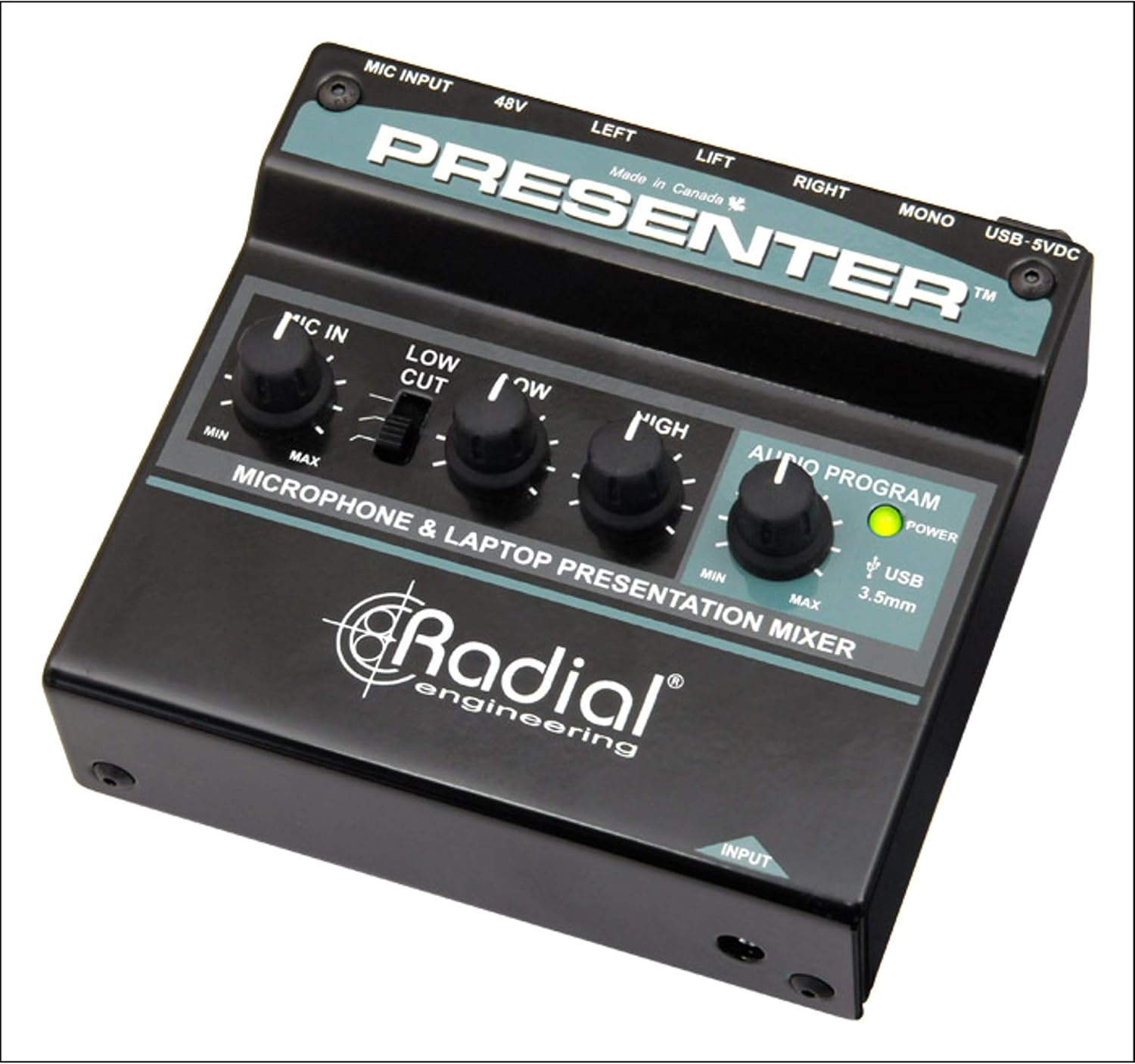 Radial Presenter Audio Presentation Mixer