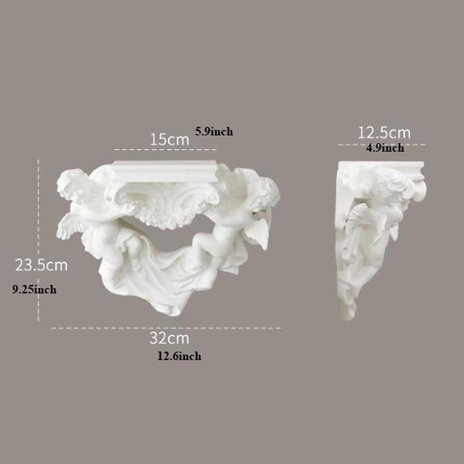 Floating Wall Shelves Modern Small Floating Shelf for Wall, Mini Wall Shelves Decor Plant Collectibles Display Mounted Kitchen Bathroom Bedroom Corner Decorative Storage Stand Rack Shelving Wall Mount