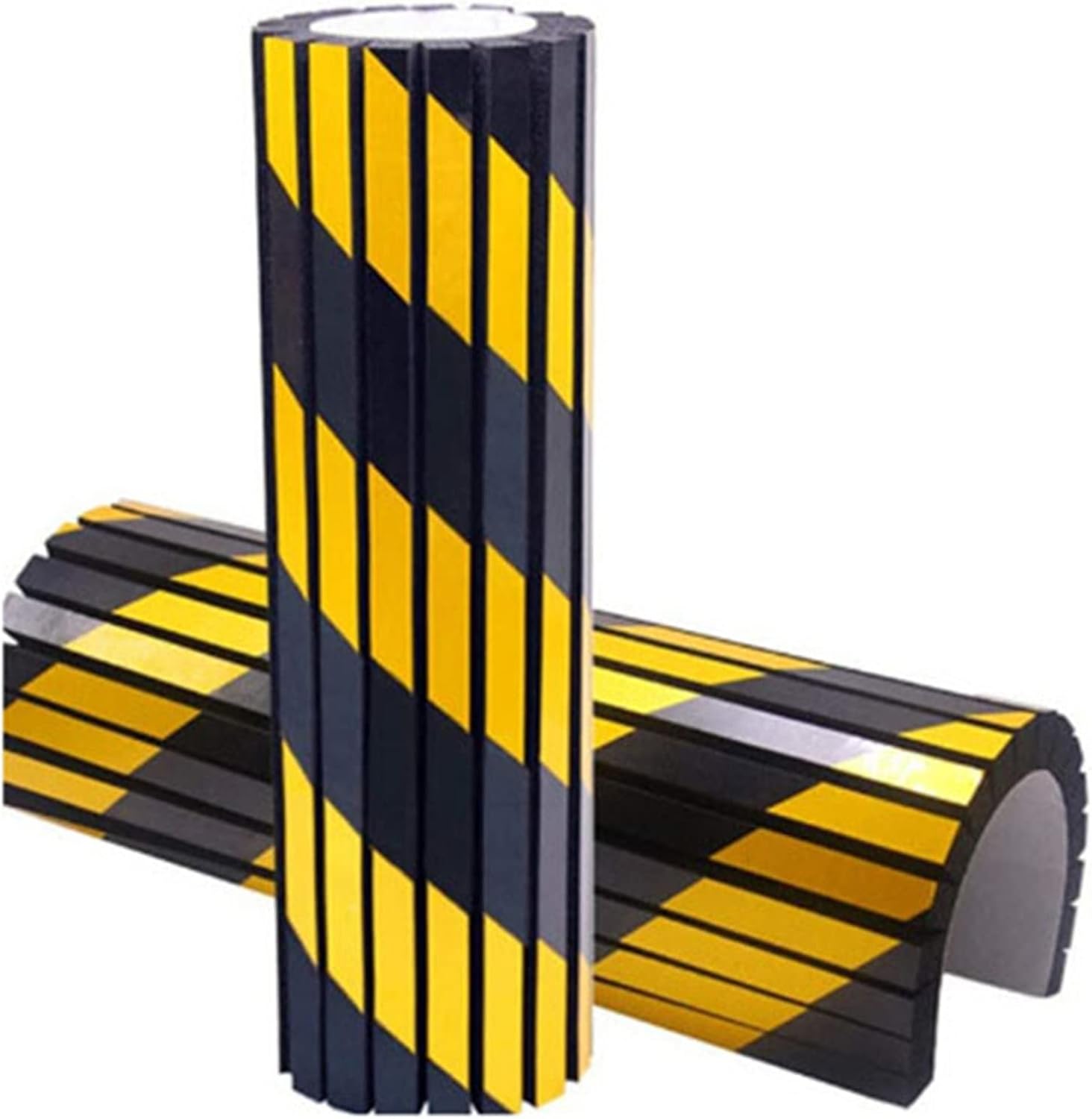 XPLKQXE Foam Wall Corner Guard for Parking Garages, Thick Garage Wall Protector, Wall Edge Protector Protect Your Car (Color : Yellow+Black, Size : 20pcs)