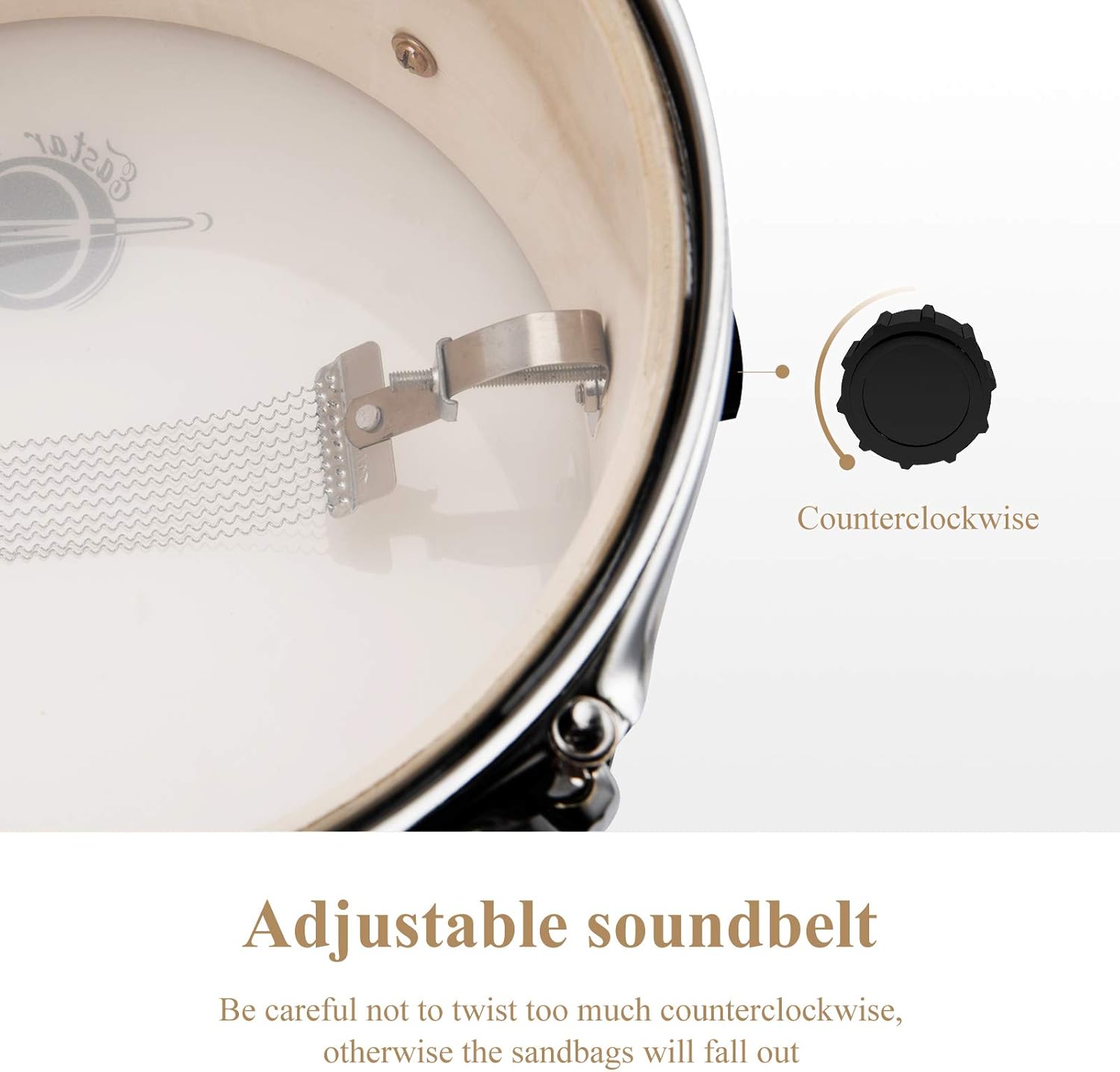 Drum Set Eastar 16 inch 5-Piece, Junior Drum Kit for Beginners Kids Teenagers with Adjustable Throne and Cymbal, Pedal & Drumsticks, Metallic Black (EDS-350MBK)