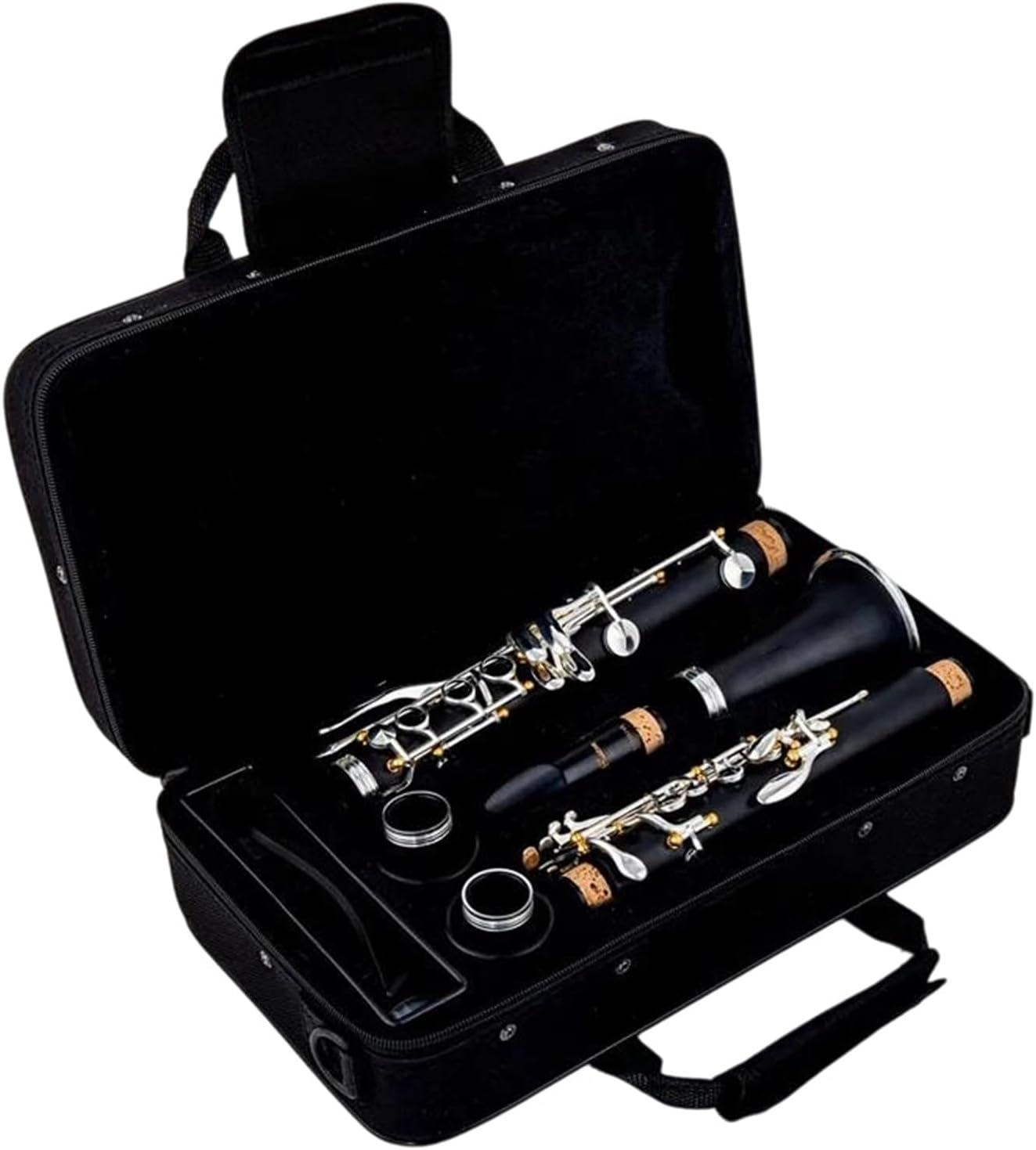 Clarinet for Adult Beginners B Flat Clarinet 17 Keys Professional Alto Woodwind Instrument
