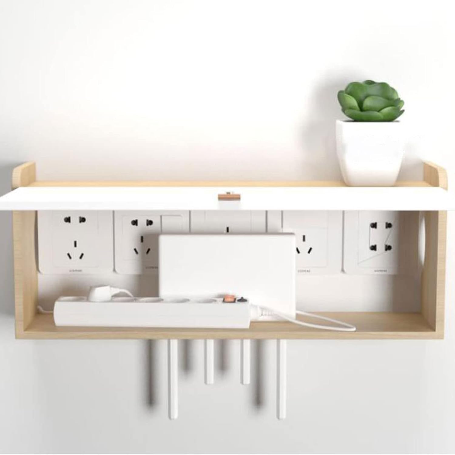 Wall Shelf Floating Shelf Wall Mounted TV Shelf TV Stand TV Media Console Set-top Box Router Shelf TV Background Wall Decorative Shelf TV Wall Unit Decor Wall Mount Corner Shelves