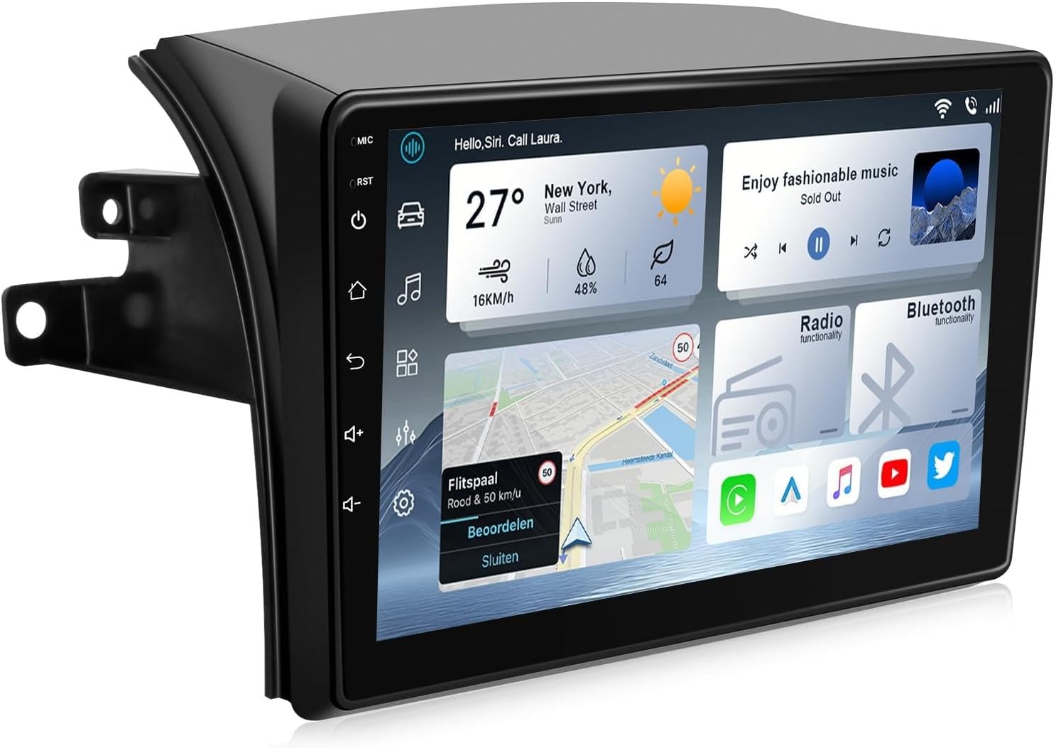 Leadfan Car Play Radio for Toyota Sienna 2004 2005 2006 2007 2008 2009 2010 Car Stereo Apple Carplay & Android Auto, 9