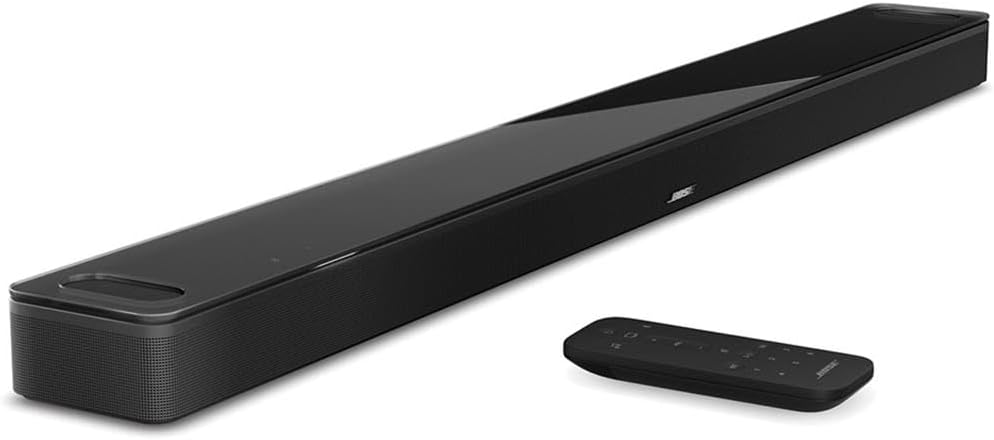 Bose Smart Ultra Dolby Atmos Soundbar Speaker, Black, Bundle with Bose Bass Module 700, Sound Bar for Home Audio Speaker TV Wireless, Bluetooth, Wifi, Alexa, Google, Voice Control + H&A HDMI C