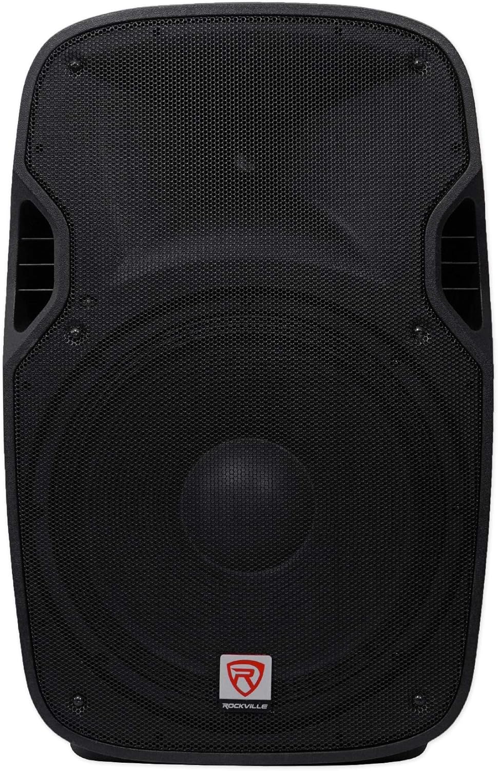 Rockville SPGN158 Karaoke Bundle: (2) 15-in Passive 1600-Watt Speakers, RPM80BT 2400W 8-Channel Powered Mixer with Bluetooth, RWM1203VH Dual Wireless Mics, Tripod Stands + Cables, 8-Items