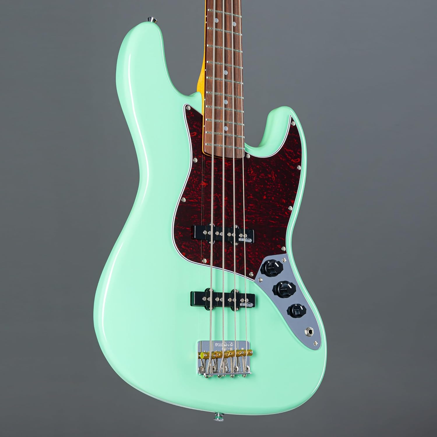 VINTAGE Electric Bass, Green (VJ74VG)