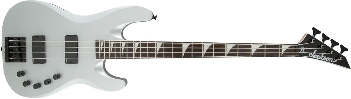 Jackson X Series Signature David Ellefson Concert Bass CBX IV, Quicksilver, Laurel Fingerboard