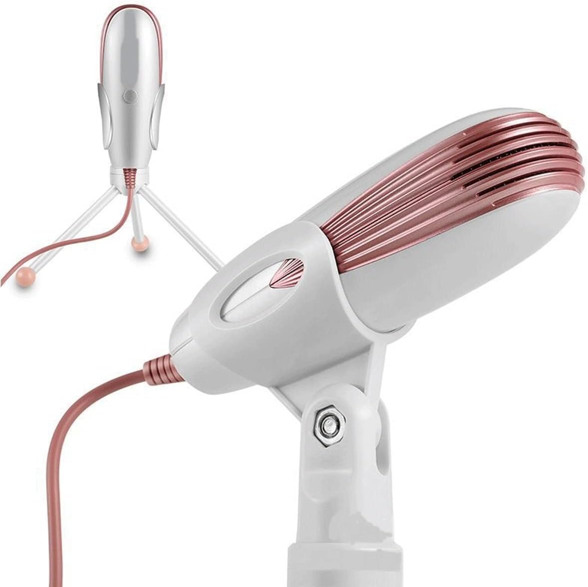 Studio Microphone, 3.5mm Desktop Gaming Mic Kit with Tripod Stand Condenser Mic, for Gaming, Voice Overs and Streaming