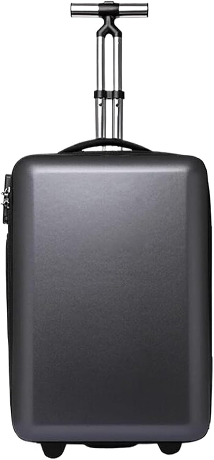 Light Suitcase 19inch Trolley Suitcase Bag Rolling Backpack with 4 Wheels, Travel Laptop Backpack Wheeled Luggage (Color : C, Size : 19in)