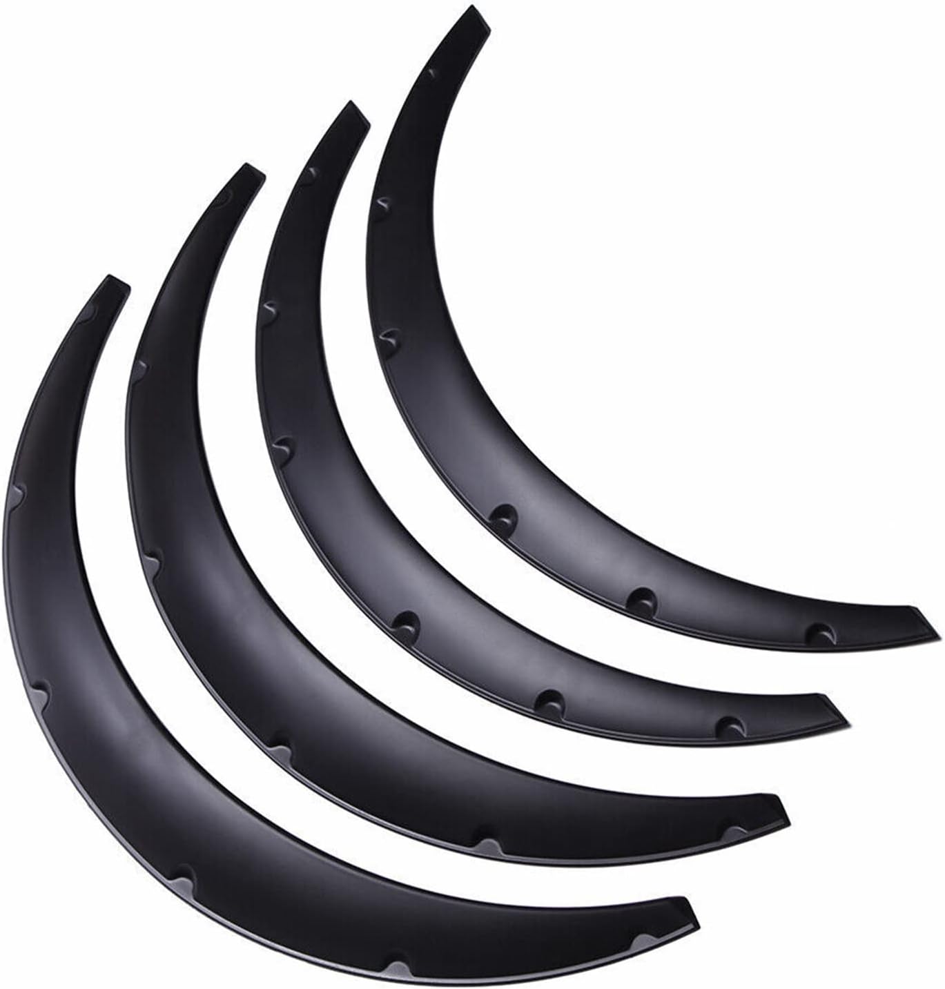 Compatible for Honda Civic 2009-2019 4PCS Car Wheel Arch Fender Flares Mudguard Mud Splash Guard Wheel Eyebrow Extra Wide Body Kits