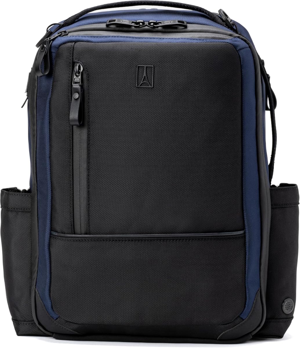 Travelpro Altitude Slim Expandable Travel Laptop Backpack 20-24L, 16 Inch Laptop, Water Resistant, Work, Business, Men and Women, Aviator Navy