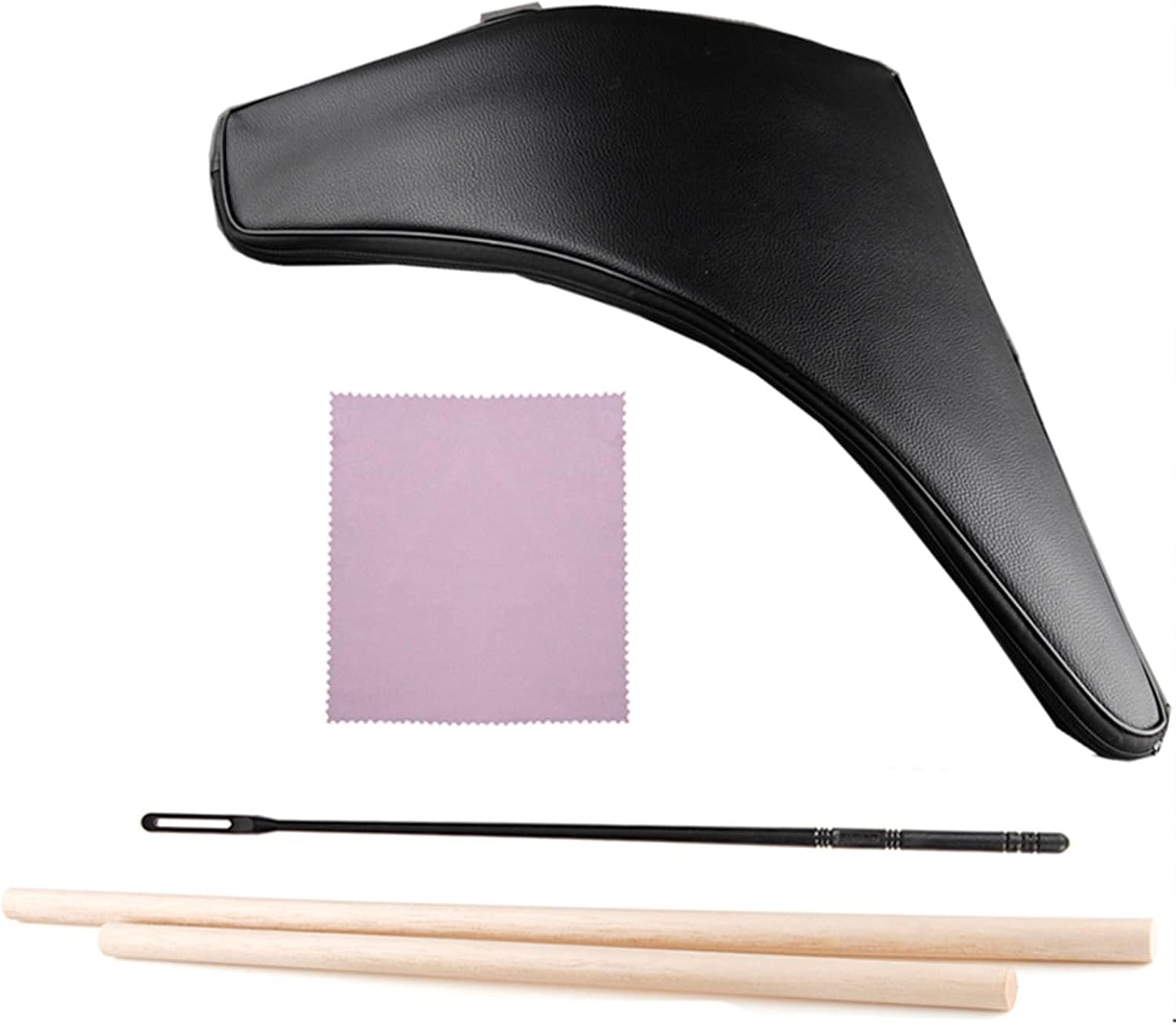 KESHUO C Key Black Pan Flute 25 Pipes Woodwind Instrument Bamboo Handmade Pipe Panpipes