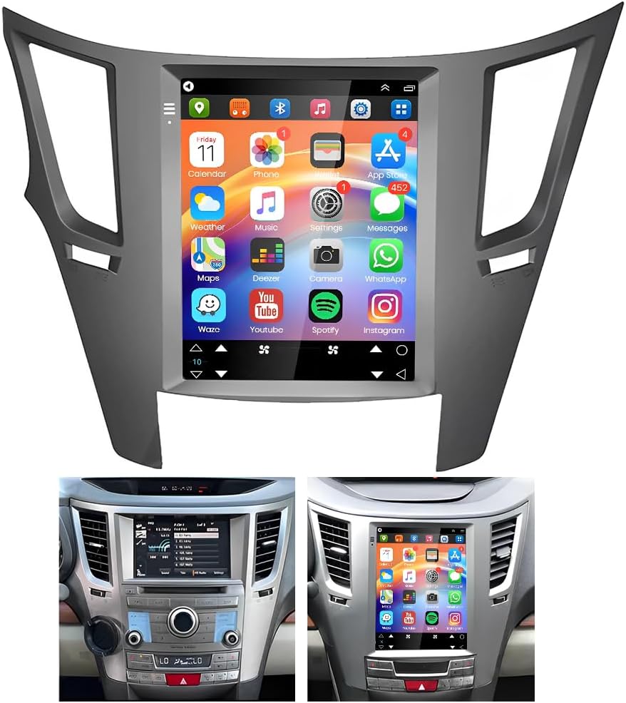 Car Stereo Radio Upgrade for Subaru Outback Legacy 2009-2014, 9.7