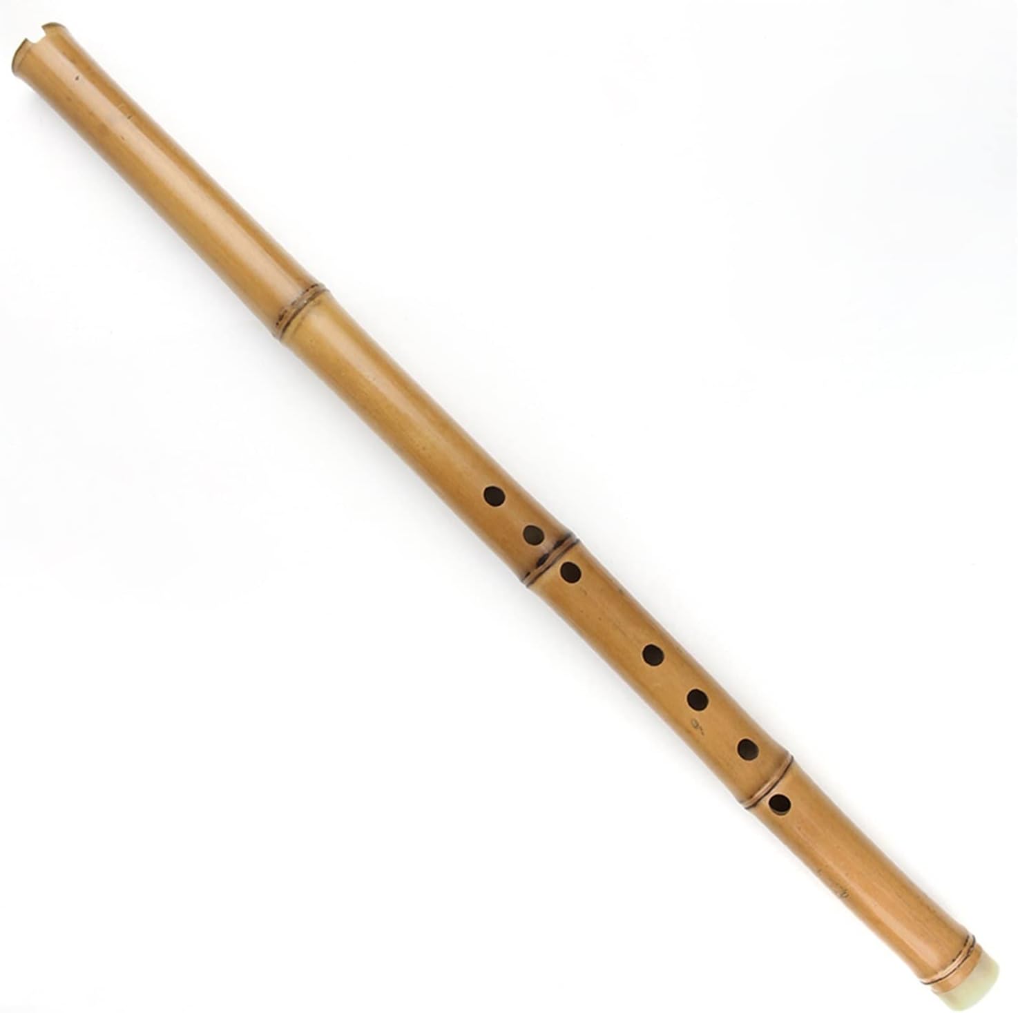 TSTS Chinese Bamboo Flute Wood Color G Key Chinese Bamboo Flute Xiao Woodwind Vertical Traditional Musical Instrument Handmade