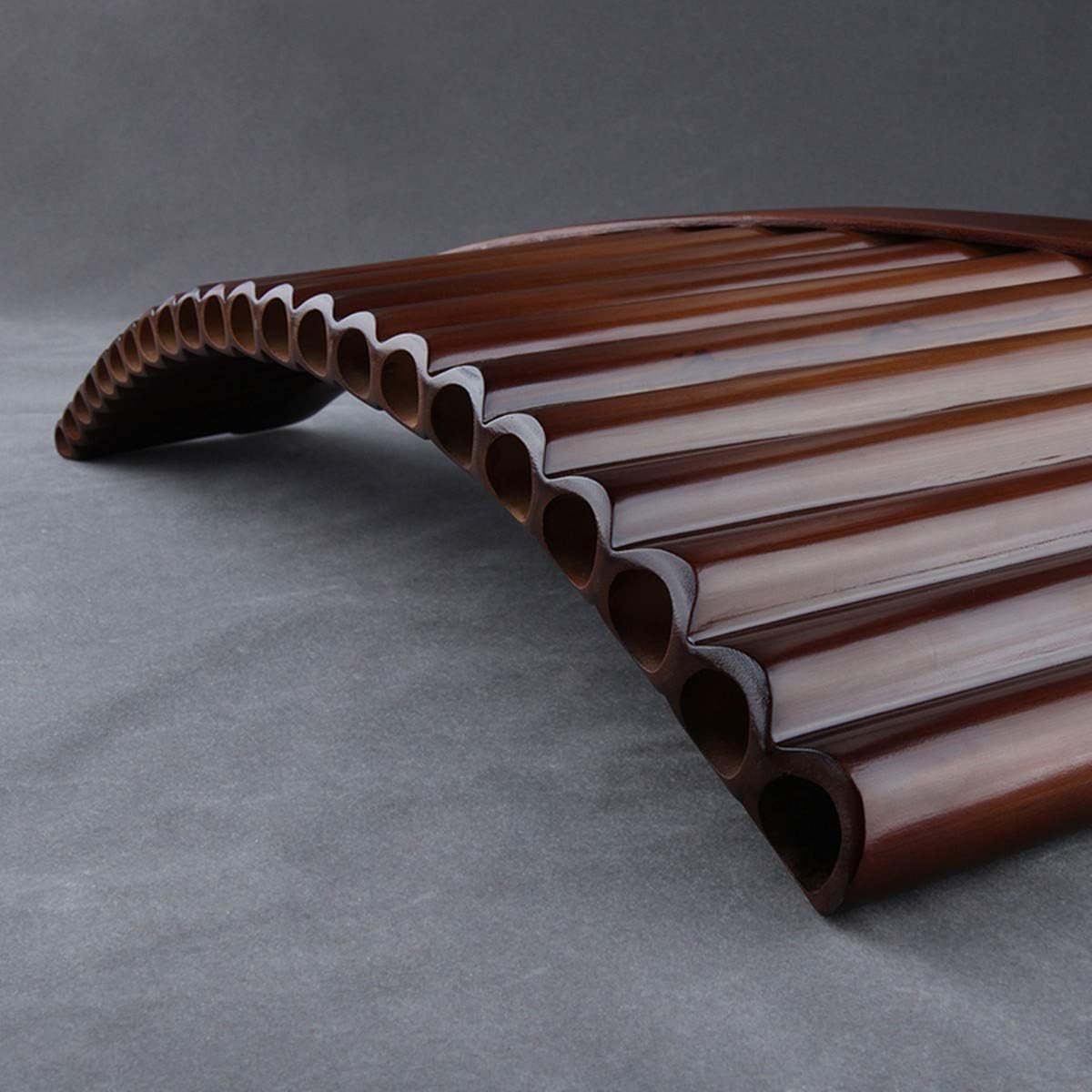 22 Pipes C Key Pan Flute Chinese Traditional Musical Instrument Pan Pipes Easy to Learn (Pan Flute(Right))