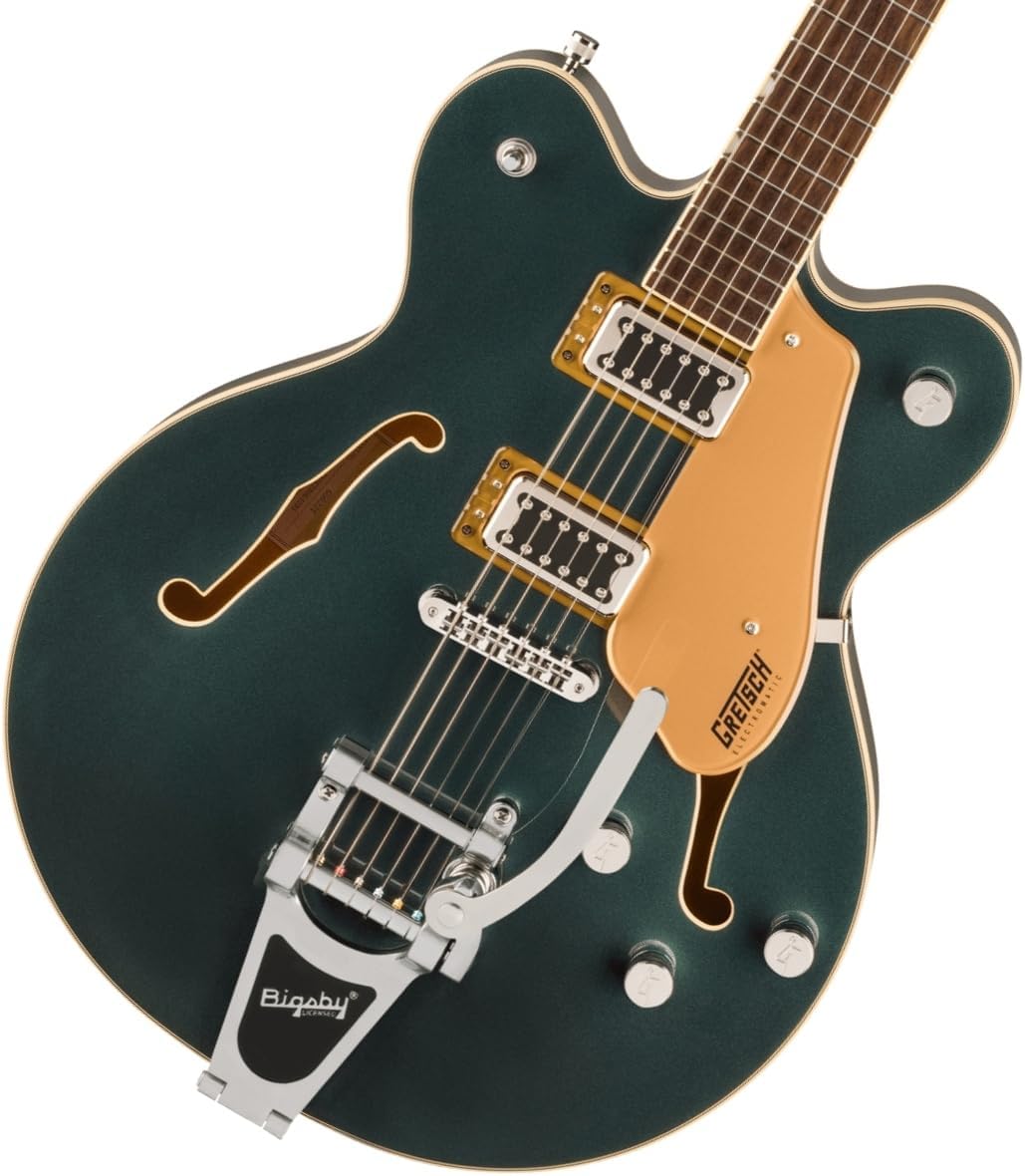 Gretsch G5622T Electromatic Center Block Double-Cut 6-String Right-Handed Electric Guitar with Bigsby Tailpiece (Cadillac Green)