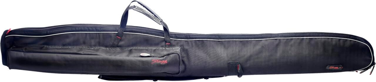 Stagg EDB-3/4 MBK 3/4 Size Electric Double Bass with Gigbag - Metallic Black