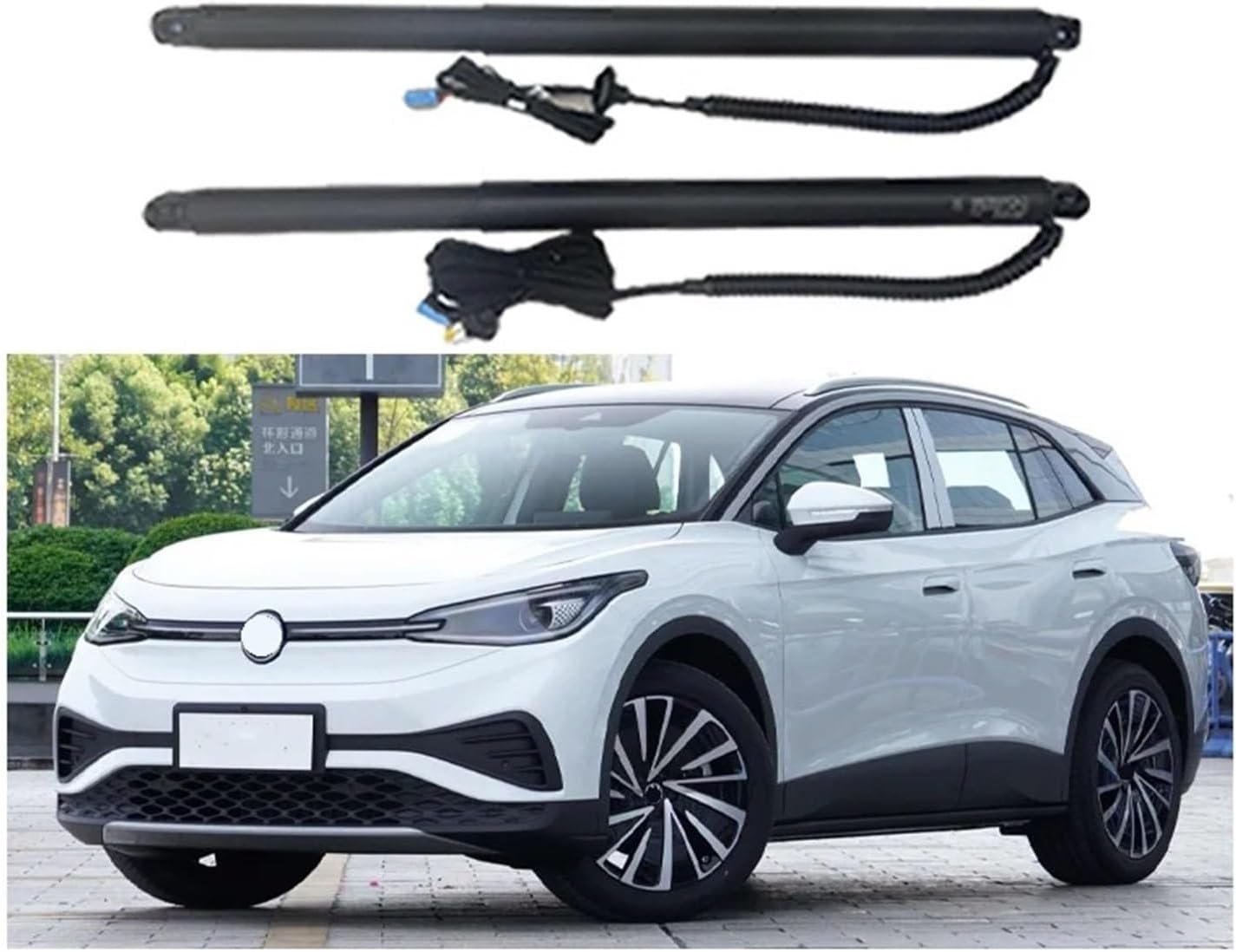 Car Electronics Tailgate Smart Electric Accessories Tail Gate Lift Compatible with VW ID.4 2020 Trunk Spring Foot Sensor(with Kick Senor)