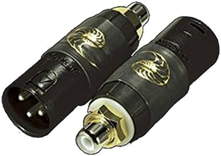 Female RCA to Male XLR Adapters (FRCA-MXLR) - 2 Pieces (1 Pair)