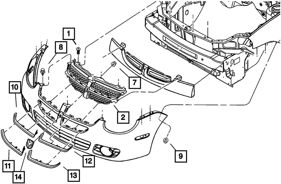 Mopar Performance 5303559AG Grille