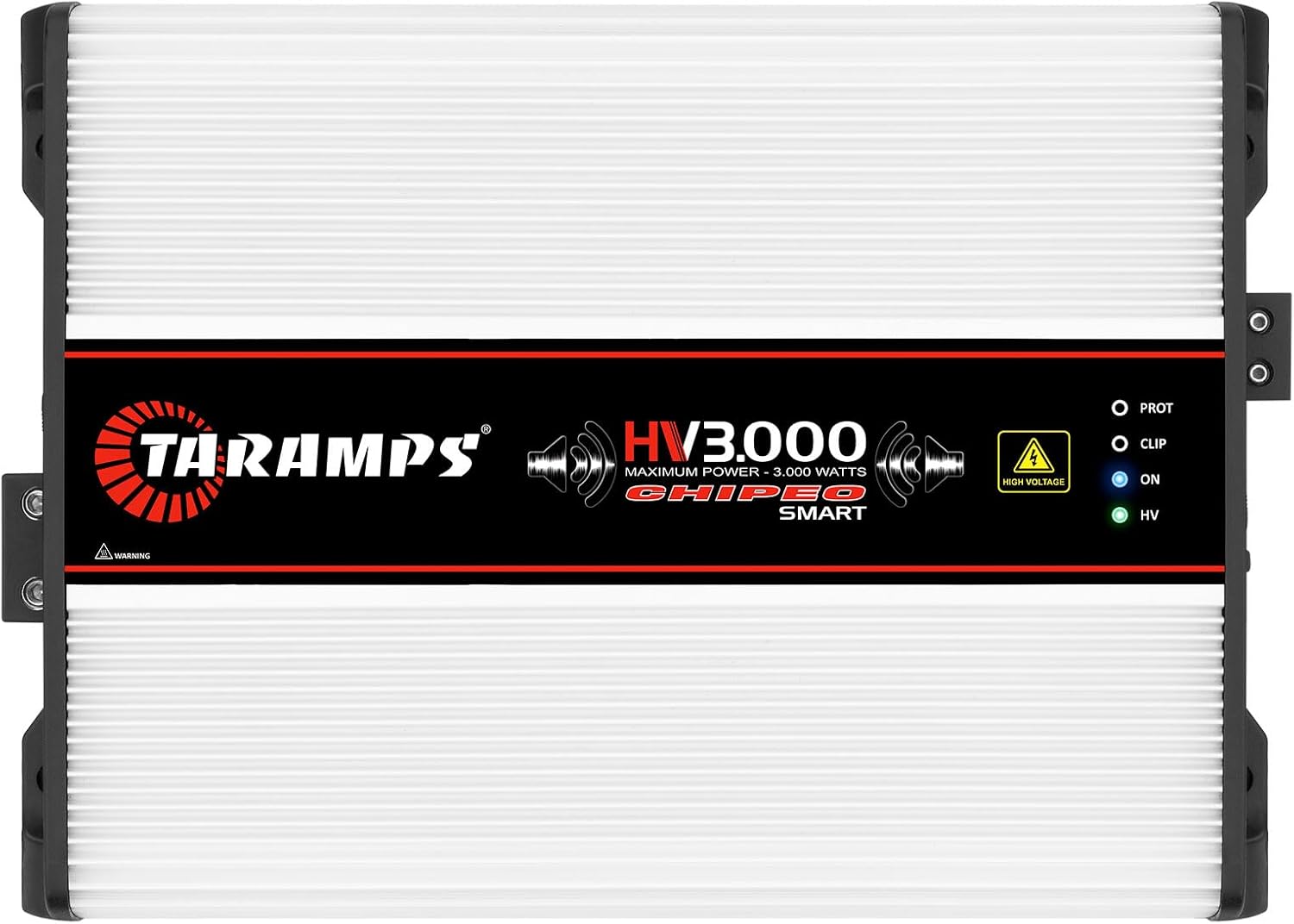 Taramps HV 3000 Chipeo Smart High Voltage Amplifier 1~2 Ohms 3000 Watts RMS Multi-Impedance with 10~24 Batteries 120~350VDC, Monoblock Car Audio System