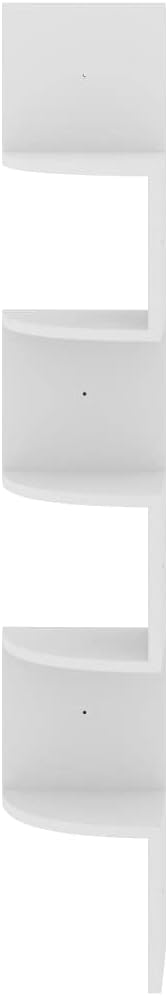 Corner Shelf,Floating Shelves for Wall,Easy-to-Assemble Wall Mount Corner Shelves for Bedrooms and Living Rooms Wall Corner Shelf White 7.5
