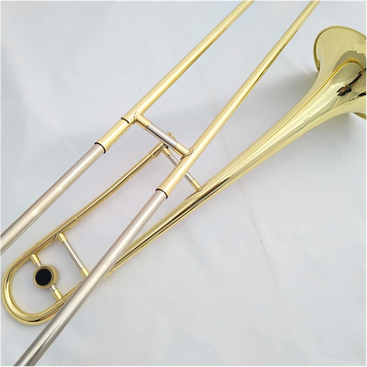 TSTS B-Flat Alto Trombone Lacquered-Gold Brass Instrument Beginner Trombone