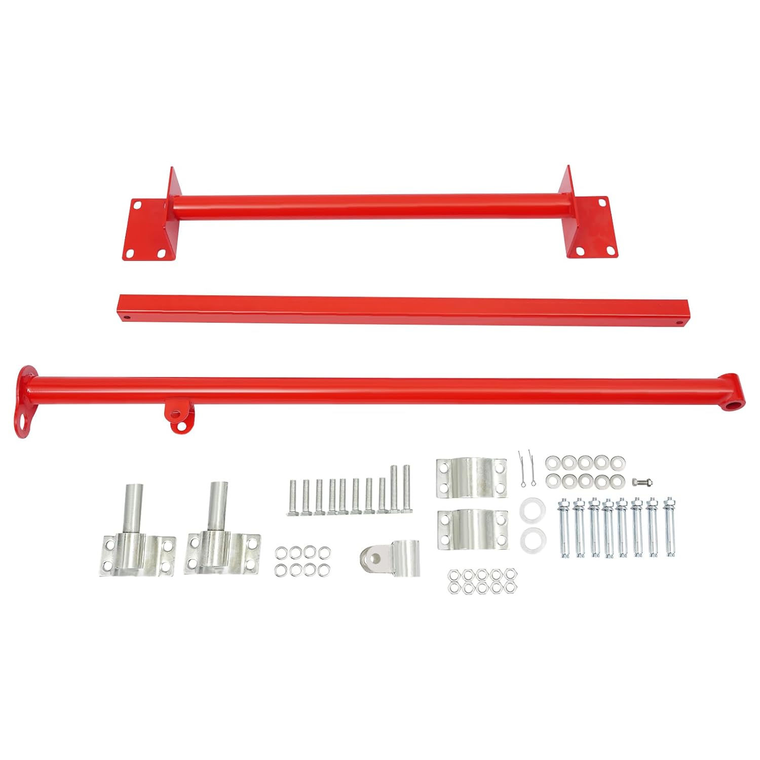 Wall Mount Crane Bracket, 441 lbs Load Alloy Steel Hoist Bracket with Rounded Corners Reserved Holes, Crane Swing Arm with Pole for Warehouses,Garages,Home Workshops