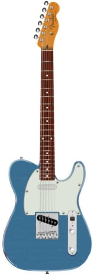Fender Limited Edition Road Worn Vintera II '60s Telecaster 6-String Right-Handed Electric Guitar with Alder Body and Rosewood Fingerboard (Lake Placid Blue)