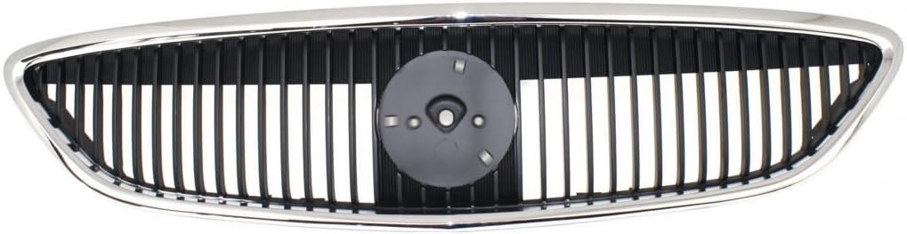 For Mercury Sable Grille Assembly 2000 01 02 2003 | Chrome Shell w/Painted Black Insert | Plastic | FO1200372 | YF4Z8200AA
