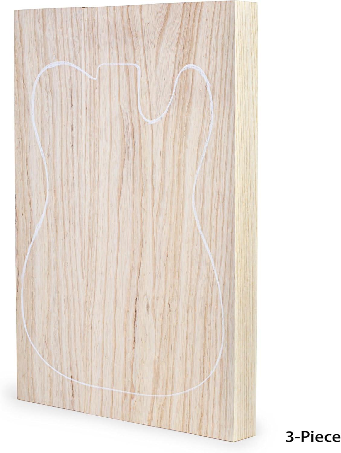 StewMac Swamp Ash Electric Guitar Body Blank, 3-Piece (2622)