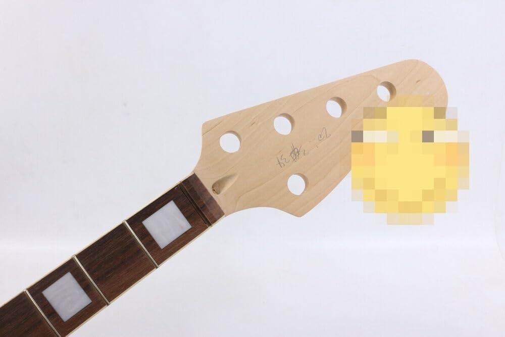 Bass Guitar NNeck 20 Fret 34 Inch Reverse Head Maple Rosewood Fretboard Dot #B5