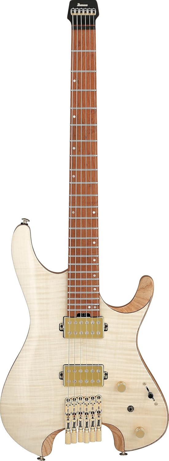 Ibanez Q52FMG Headless Electric Guitar, Maple Fingerboard, Natural