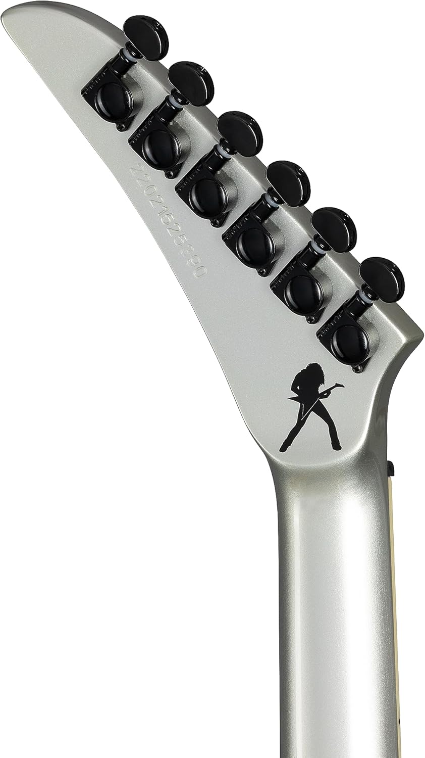 Kramer Dave Mustaine Vanguard, Silver Metallic with Case