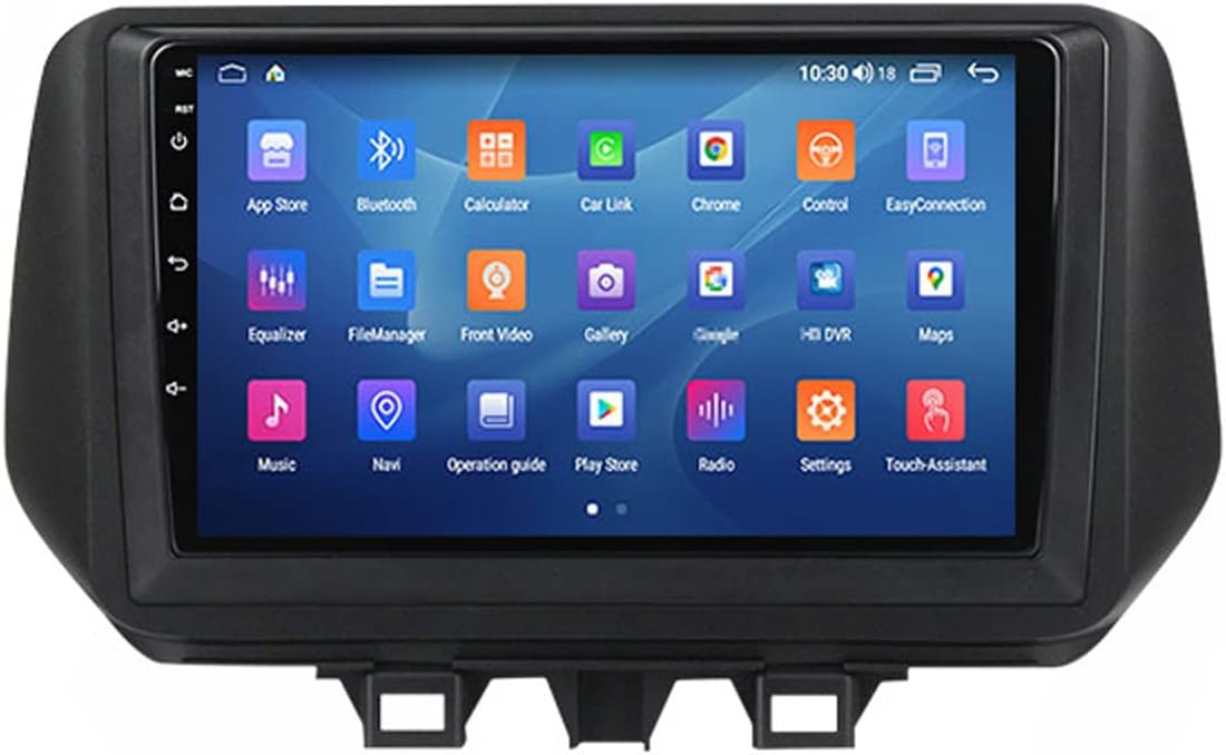 Car Multimedia System 9 Inch Double Din Touchscreen Car Stereo MP5 Player for Hyundai Tucson 2018-2020 Bluetooth Car Radio Receiver Supports Carplay/SWC/USB/FM Radio