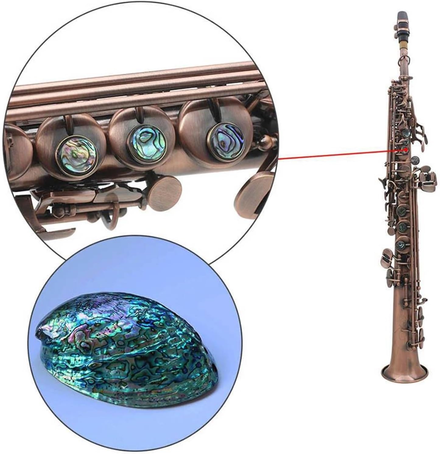 Beginner saxophone Soprano Saxophone Bb Saxofon Woodwind Musical Instrument With Gloves Saxophone Accessories