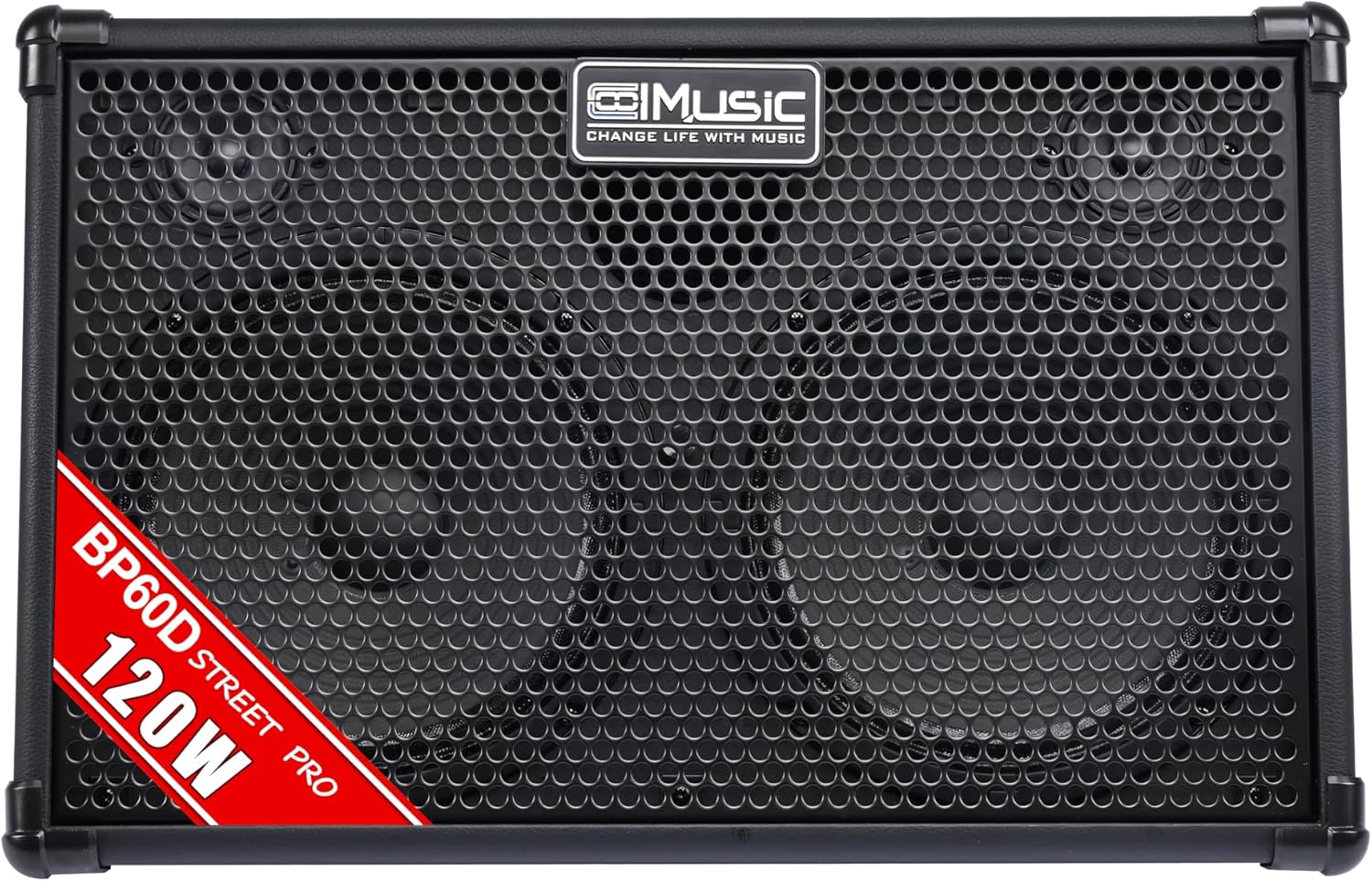 Coolmusic 120W Professional Acoustic Guitar Amp with Bluetooth & PA System | 7 Inputs, Studio-Grade Reverb/Chorus/Delay, 3-Band EQ | 3-Year Warranty