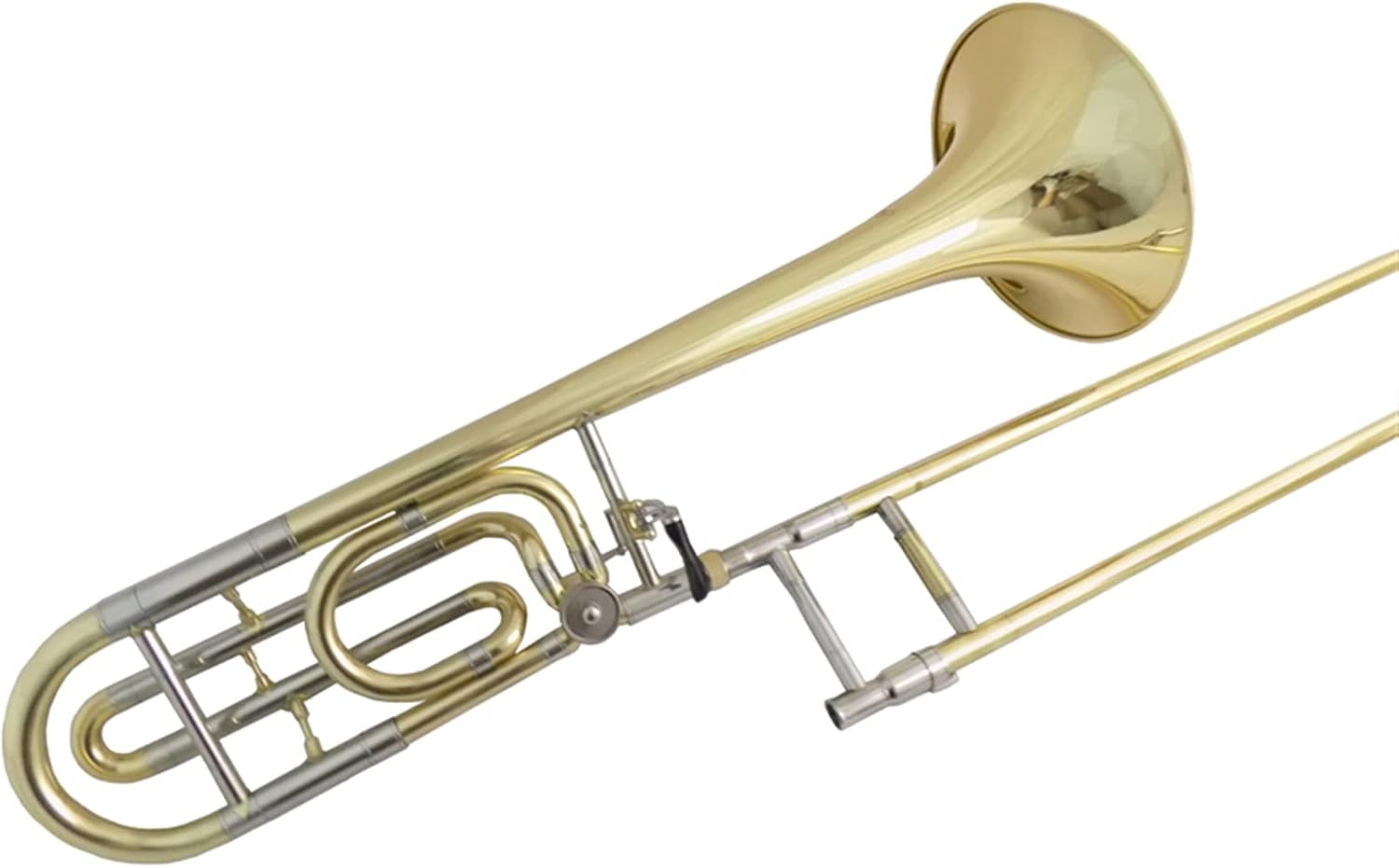 Standard Trombone Bb/F Tenor Trombone Slide with Case Mouthpiece Brass Copper Trombones Musical Instruments Valve Trombone