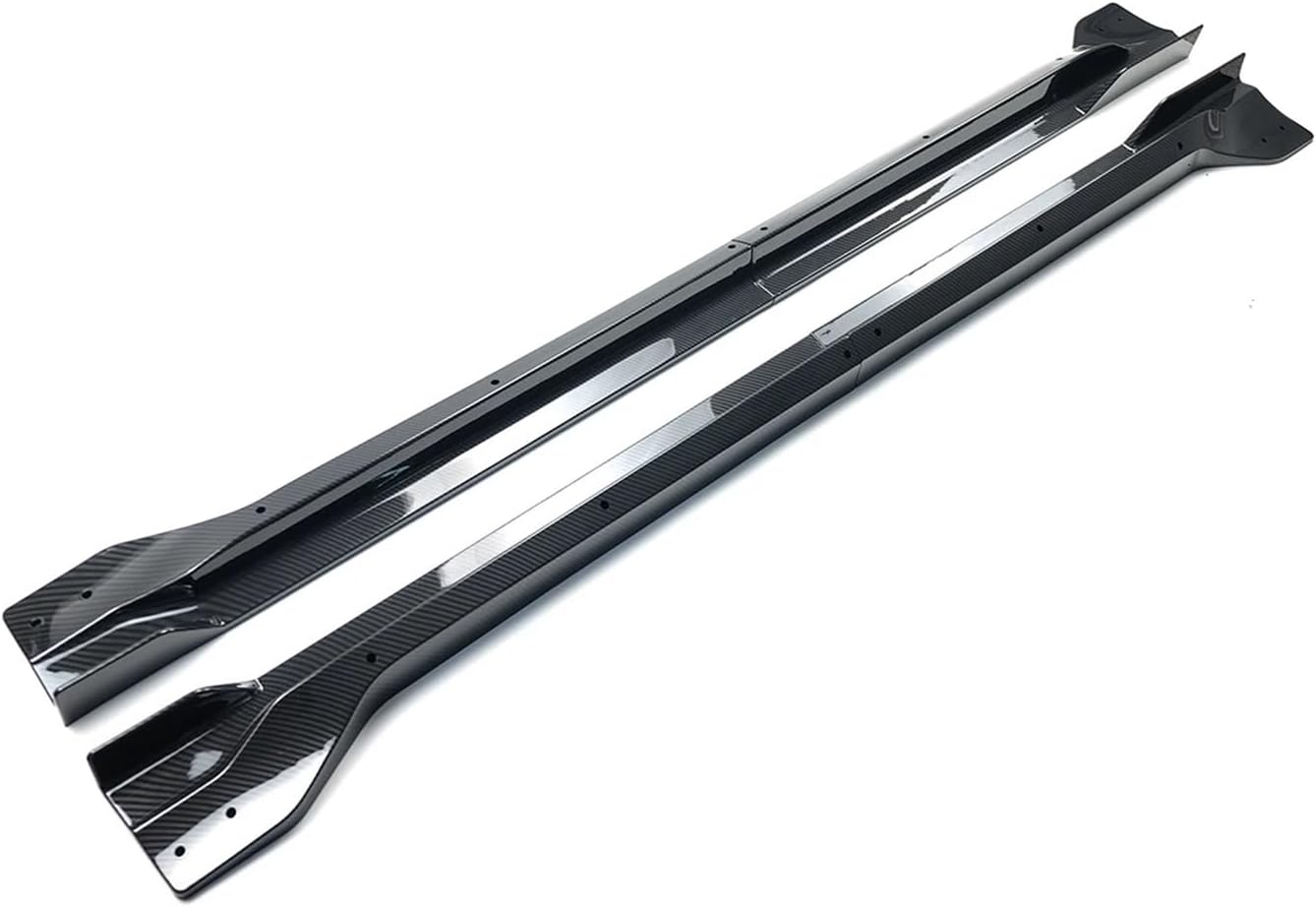 Side Skirts Car Side Skirt Extension Splitter Compatible for Jeep Grand Cherokee SRT/SRT8/Wk2 2012-2021 Lip Spoiler Diffuser Accessories(Carbon Fiber Look)