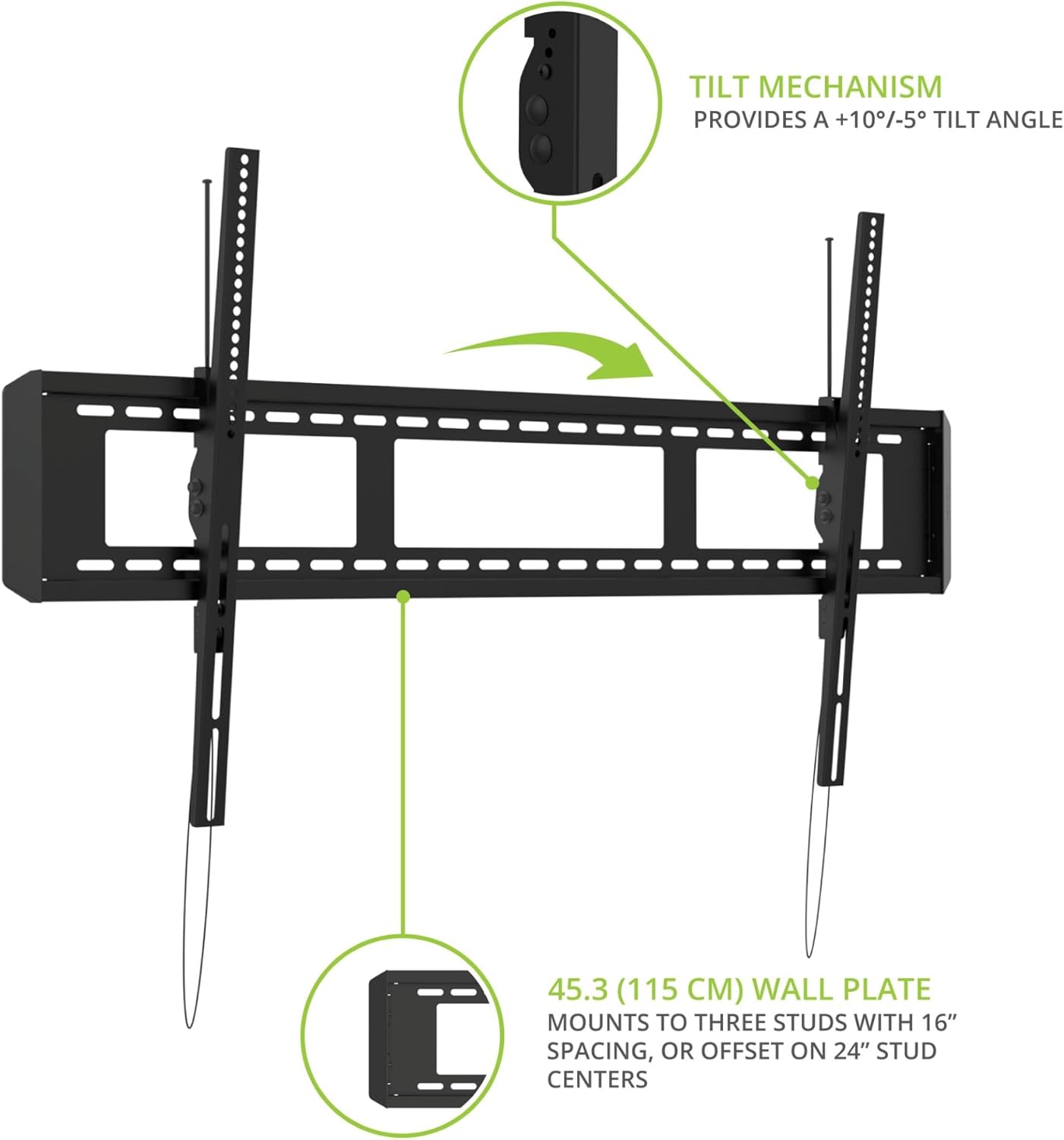 Kanto T6090 Tilting TV Wall Mount for 55