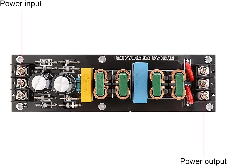 2000W 15A EMI Power Filter Module AC110V-265V High Efficiency Power Supply Filter DIY Audio Sound Home Amplifiers