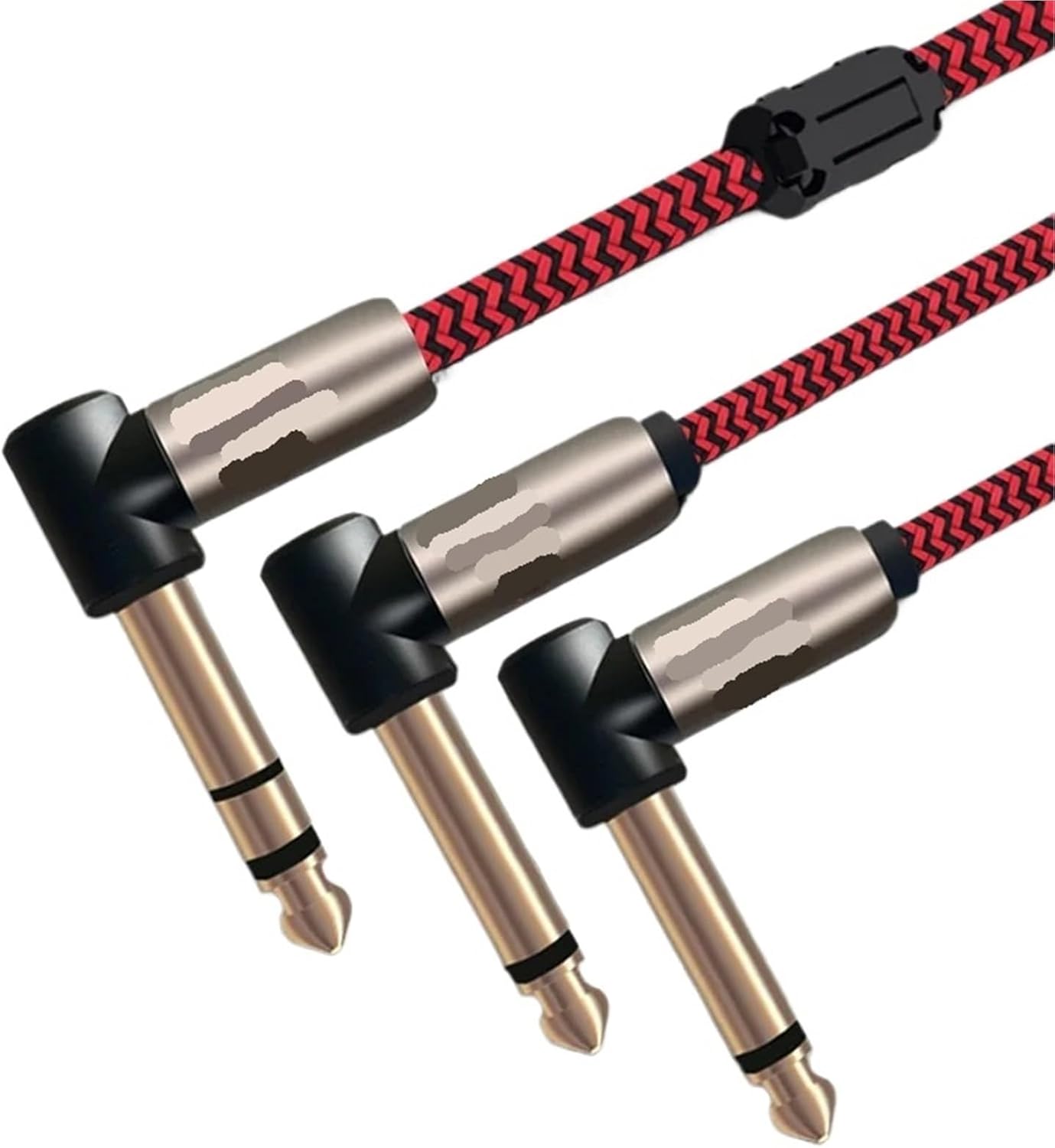 Stereo Male 6.35mm to Dual 6.5mm Audio Cable 6.35mm to 2X 6.35mm Male Mono Cable for Amp Mixer Microphone(L - 2 L Type,3m)
