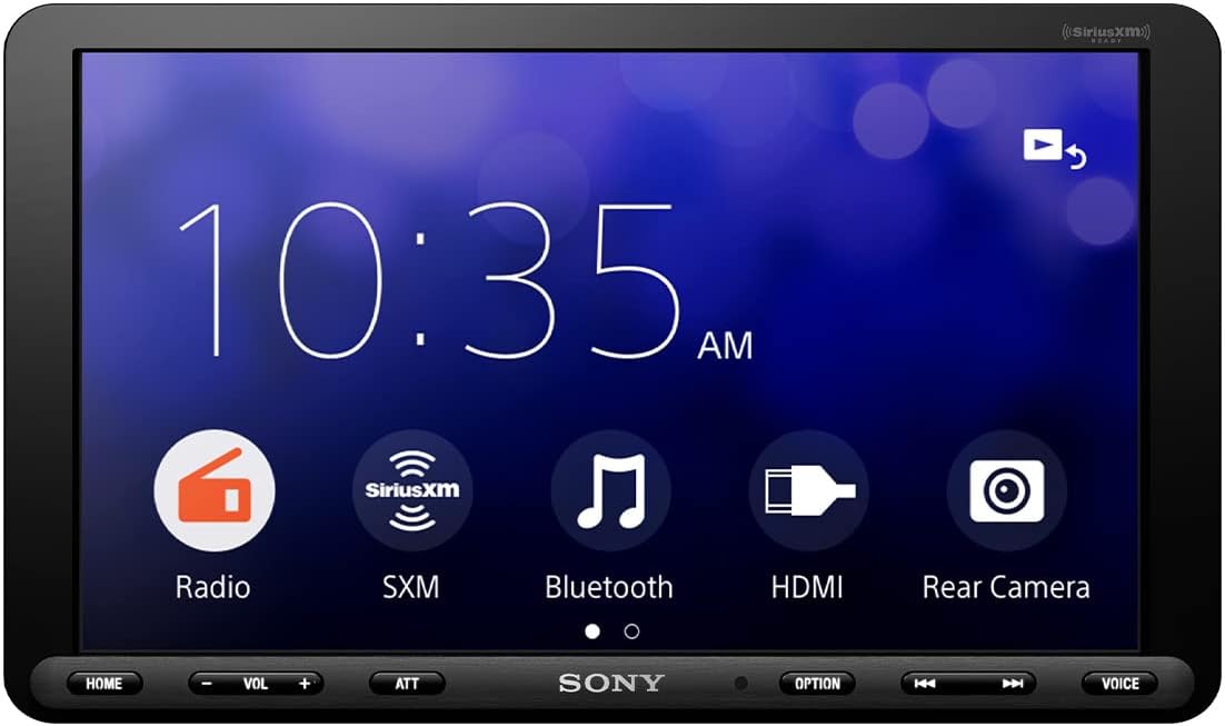 Sony XAV-AX8100 9-inch Floating Multi Media Receiver with Apple Carplay/Android Auto and HDMI Video Input