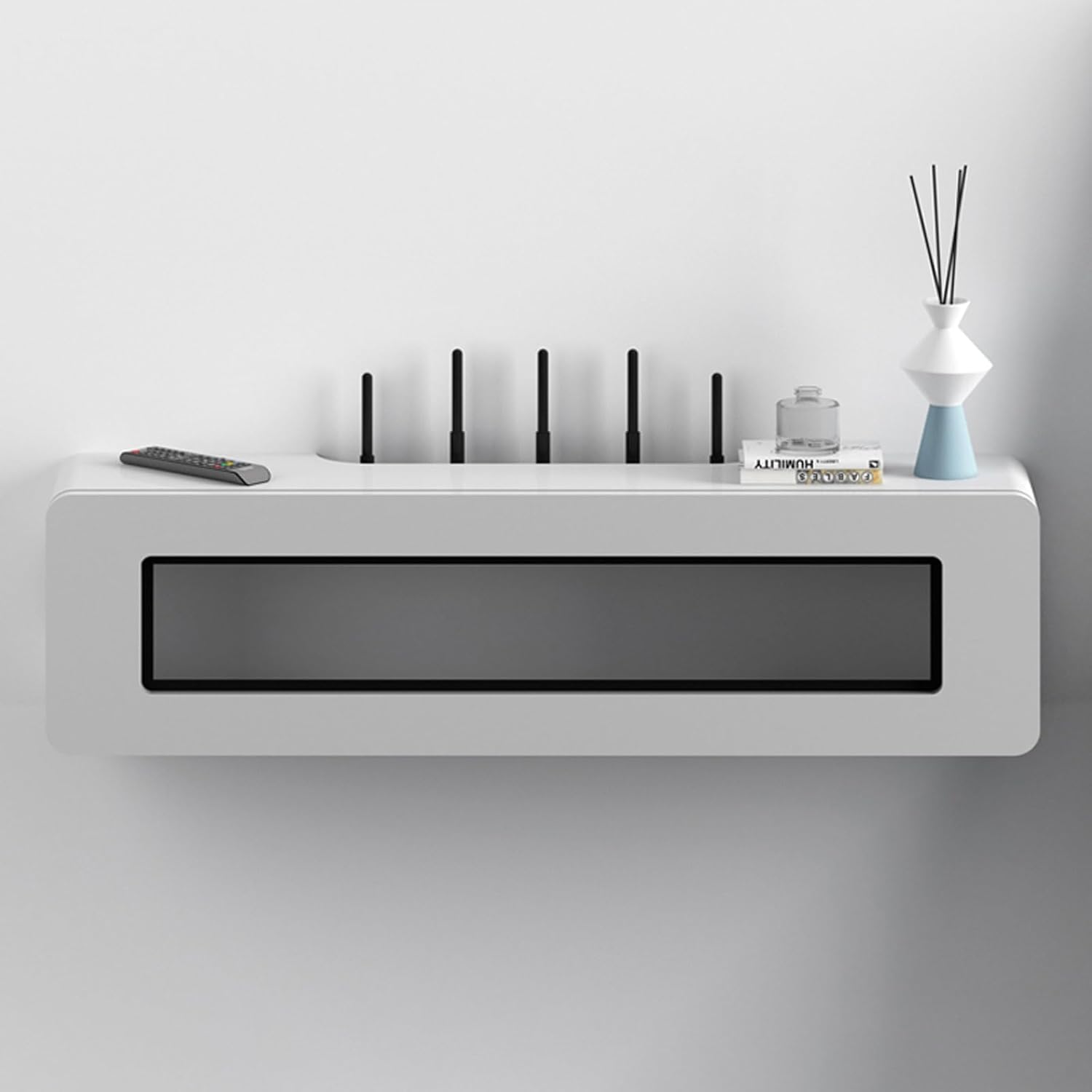 WIFI Router Set top box CD DVD Players TOY Storage Cabinet Wall Mounted TV Cabinet Wall Shelf Floating TV Shelf Media TV Console TV Stands TV Unit TV Bracket Gaming Shelf Wall Mount Corner Shelves