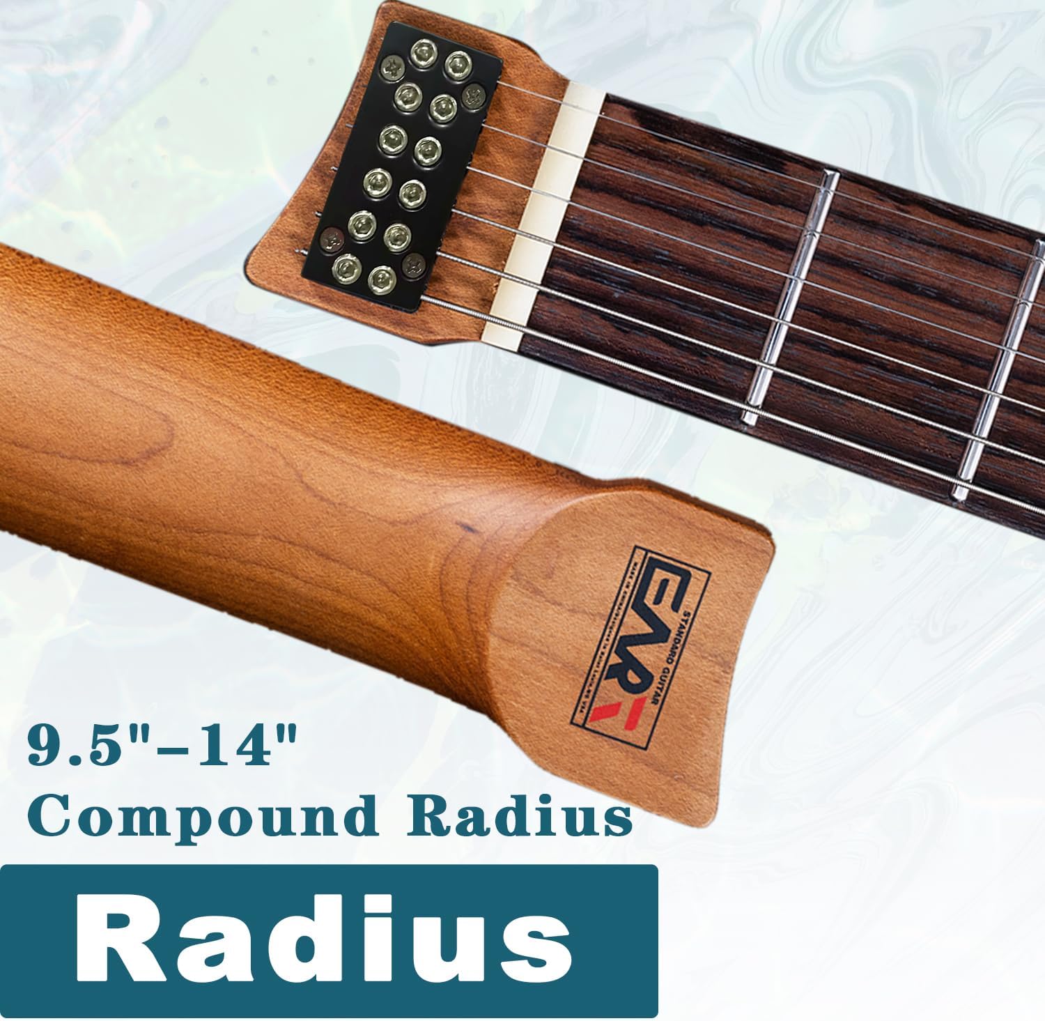 EART GW2P-SE Headless Electric Guitar, Solid Electric Guitar,Carbon-Roasted Hard Maple Neck Fully Adjustable Bridge, Satin Finish