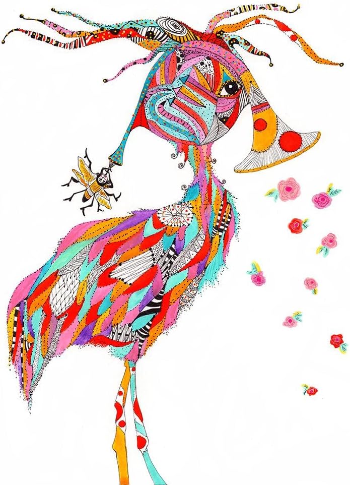 French Horn Bird Poster Print - Studios Kwerki (24 x 36)