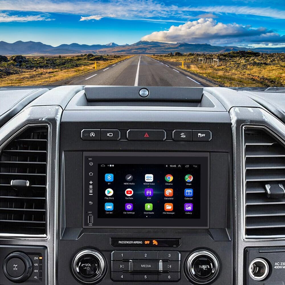 Android 13 Double Din Car Stereo Compatible with F150 F250 F350 2004-2014, 2G+32G 7